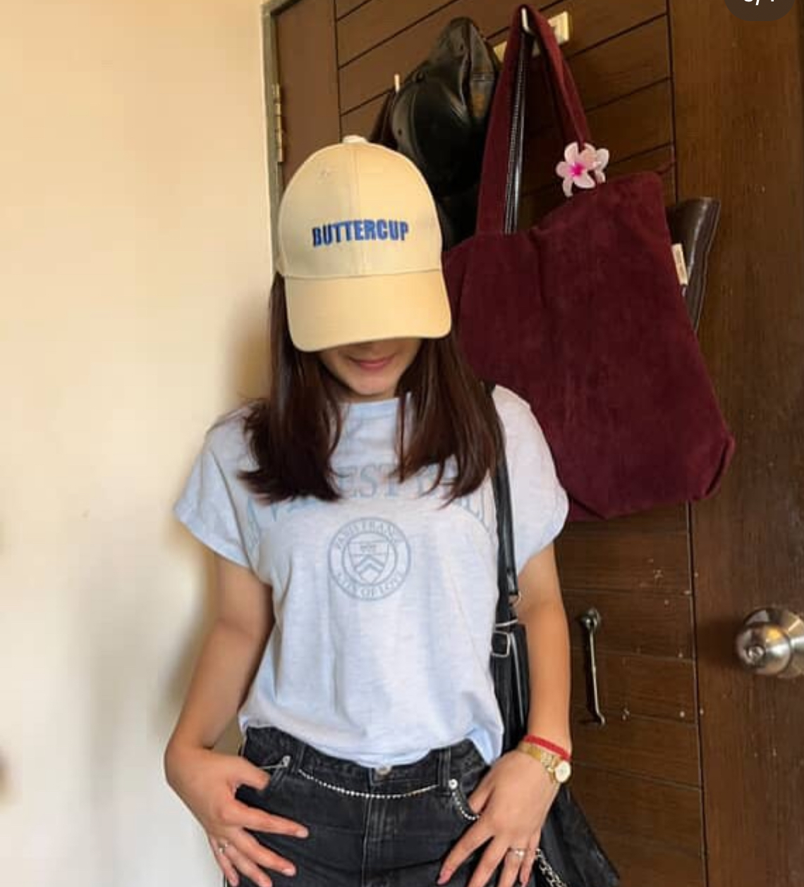 Beige BUTTERCUP cap