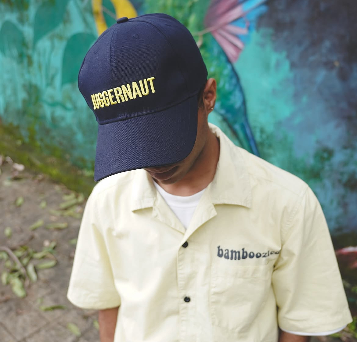 Navy Blue JUGGERNAUT COTTON cap