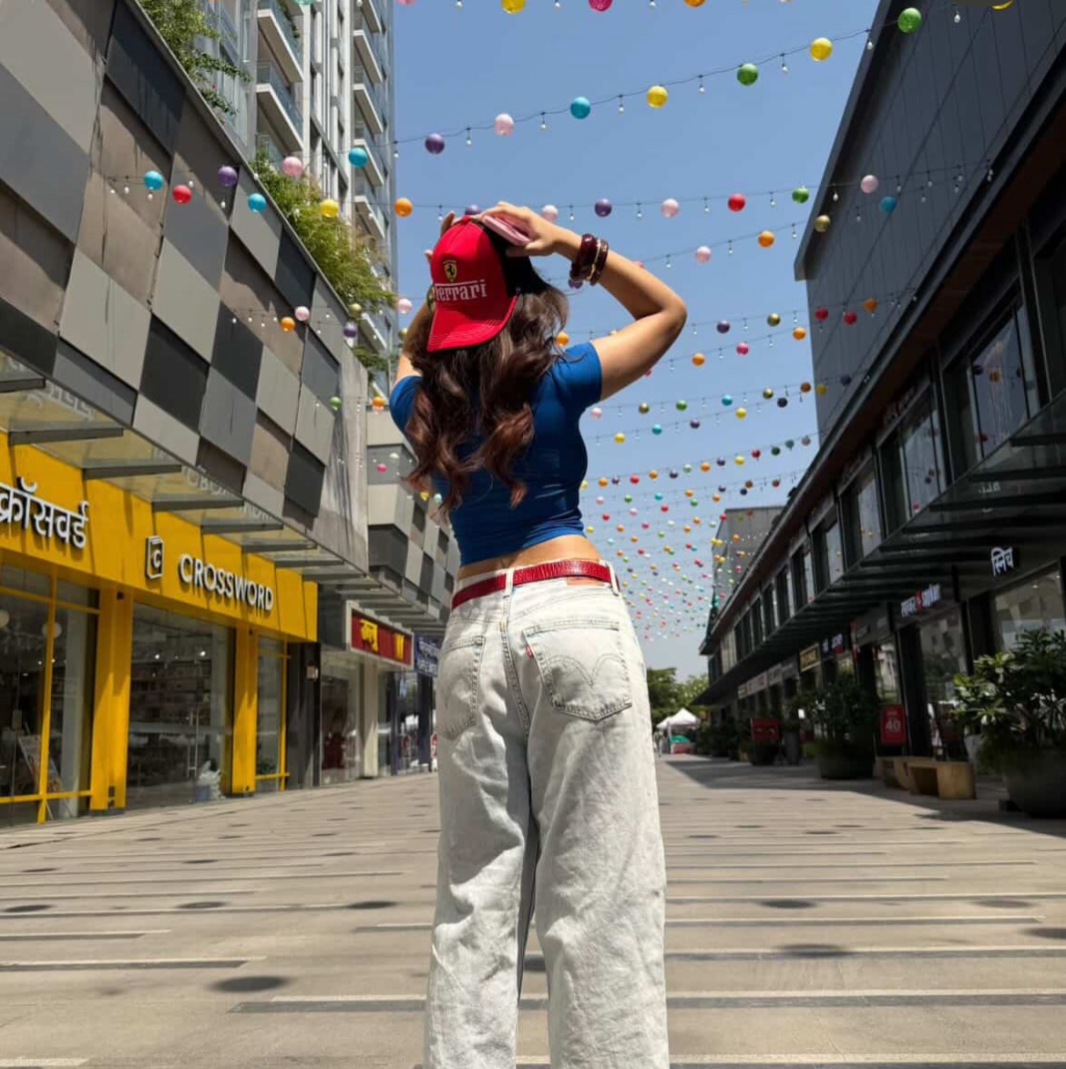 Red FERRARI TRUCKER cap